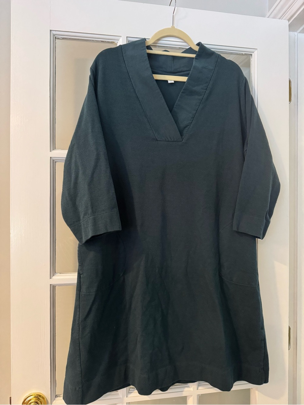 J.Jill Pine Green V-neck Dress